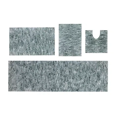 Home Weavers Inc Cloud Comfort Bath Rug 4 Pc 17212022 Rug In Green