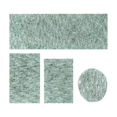 Home Weavers Inc Cloud Comfort Bath Rug 4 Pc 18172122 Rug In Green