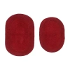 Home Weavers Inc Double Ruffle 2-pc. Quick Dry Bath Rug Set In Red