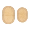 Home Weavers Inc Double Ruffle 2-pc. Quick Dry Bath Rug Set In Yellow
