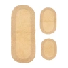 Home Weavers Inc Double Ruffle 3-pc. Quick Dry Bath Rug Set In Yellow