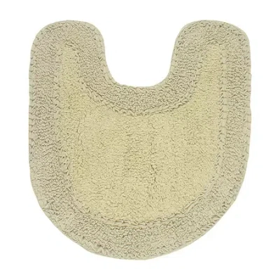 Home Weavers Inc Double Ruffle Quick Dry 20x20 Inch Bath Rug In Green