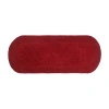 Home Weavers Inc Double Ruffle Quick Dry 21x54 Inch Bath Rug In Red