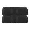Home Weavers Inc Elegance Essentials Quick Dry Bath Towel In Black