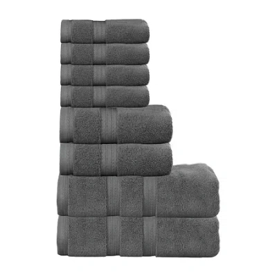 Home Weavers Inc Elegance Essentials Quick Dry Bath Towel In Gray