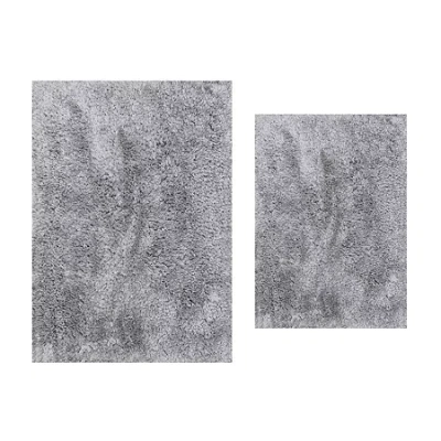 Home Weavers Inc Element 2-pc. Bath Rug Set In Gray