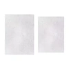 Home Weavers Inc Element 2-pc. Bath Rug Set In White