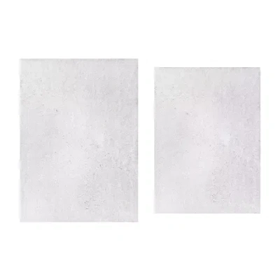 Home Weavers Inc Element 2-pc. Bath Rug Set In White