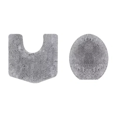 Home Weavers Inc Element 2-pc. Bath Rug Set In Gray