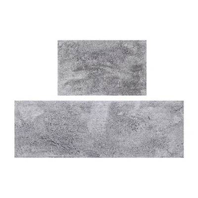 Home Weavers Inc Element 2-pc. Bath Rug Set In Gray