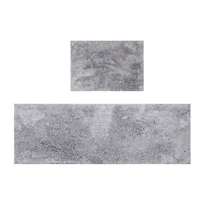 Home Weavers Inc Element 2-pc. Bath Rug Set In Gray