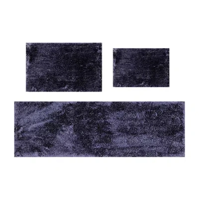 Home Weavers Inc Element 3-pc. Bath Rug Set In Blue