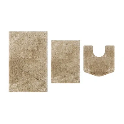 Home Weavers Inc Element 3-pc. Bath Rug Set In Sand