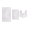 Home Weavers Inc Element 3-pc. Bath Rug Set In White