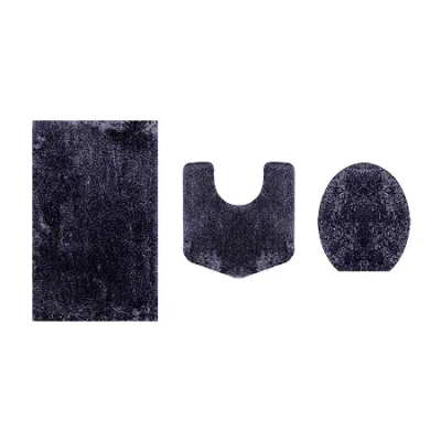 Home Weavers Inc Element 3-pc. Bath Rug Set In Blue