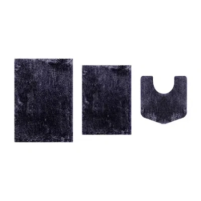 Home Weavers Inc Element 3-pc. Bath Rug Set In Blue