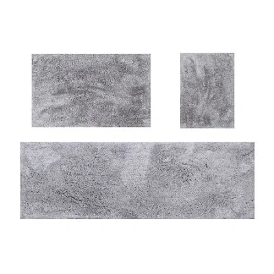 Home Weavers Inc Element 3-pc. Bath Rug Set In Gray
