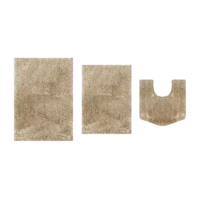 Home Weavers Inc Element 3-pc. Bath Rug Set In Sand