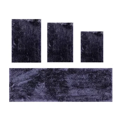 Home Weavers Inc Element 4-pc. Bath Rug Set In Blue
