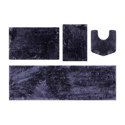 Home Weavers Inc Element 4-pc. Bath Rug Set In Blue