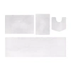 Home Weavers Inc Element 4-pc. Bath Rug Set In White