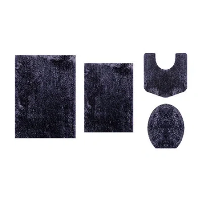 Home Weavers Inc Element 4-pc. Bath Rug Set In Blue
