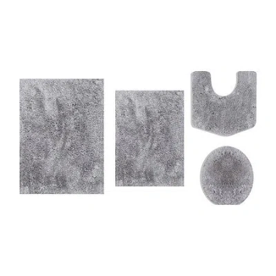 Home Weavers Inc Element 4-pc. Bath Rug Set In Gray