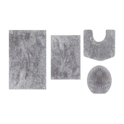 Home Weavers Inc Element 4-pc. Bath Rug Set In Gray