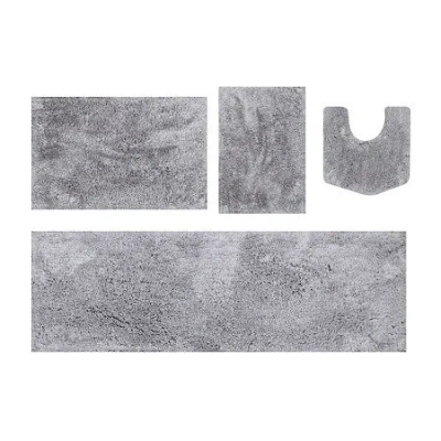 Home Weavers Inc Element 4-pc. Bath Rug Set In Gray
