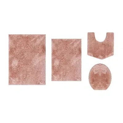 Home Weavers Inc Element 4-pc. Bath Rug Set In Orange