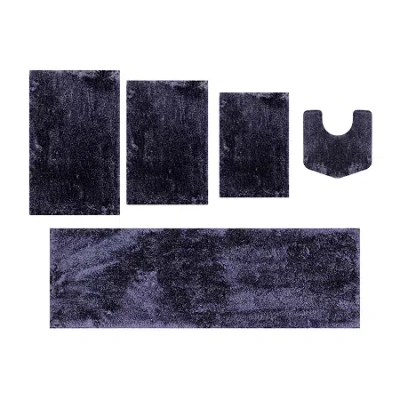 Home Weavers Inc Element 5-pc. Bath Rug Set In Blue