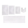 Home Weavers Inc Element 5-pc. Bath Rug Set In White