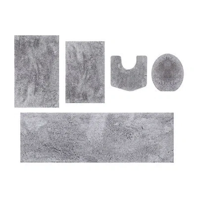 Home Weavers Inc Element 5-pc. Bath Rug Set In Gray