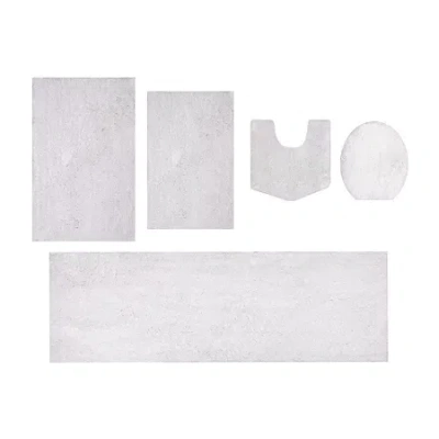 Home Weavers Inc Element 5-pc. Bath Rug Set In White