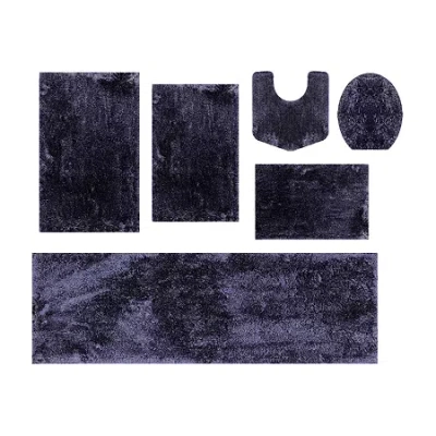 Home Weavers Inc Element 6-pc. Bath Rug Set In Blue