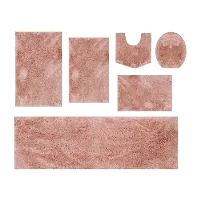 Home Weavers Inc Element 6-pc. Bath Rug Set In Orange