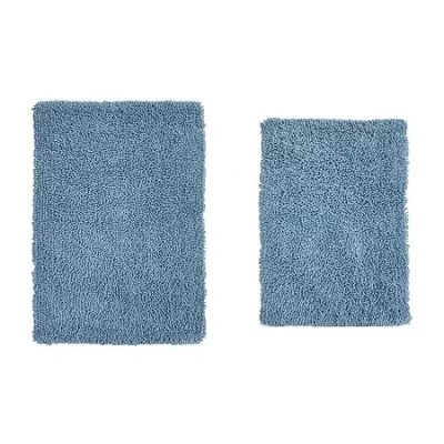 Home Weavers Inc Fantasia 2-pc. Quick Dry Bath Rug Set In Blue