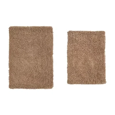 Home Weavers Inc Fantasia 2-pc. Quick Dry Bath Rug Set In Sand