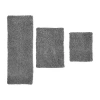 Home Weavers Inc Fantasia 3-pc. Quick Dry Bath Rug Set In Gray