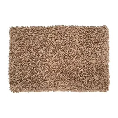 Home Weavers Inc Fantasia Quick Dry 17x24 Inch Bath Rug In Sand