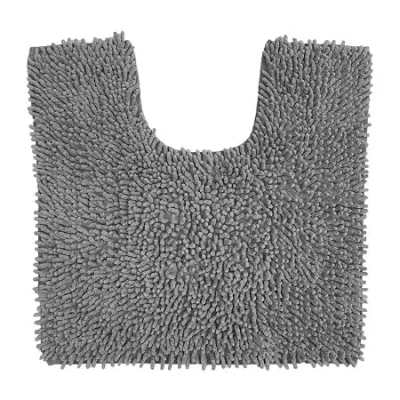 Home Weavers Inc Fantasia Quick Dry 20x20 Inch Bath Rug In Gray