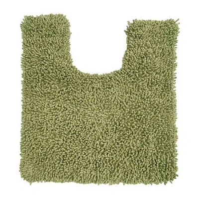 Home Weavers Inc Fantasia Quick Dry 20x20 Inch Bath Rug In Green