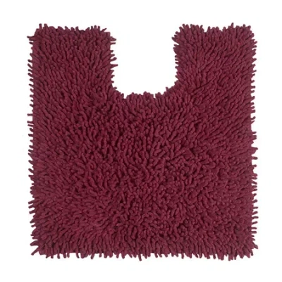 Home Weavers Inc Fantasia Quick Dry 20x20 Inch Bath Rug In Red