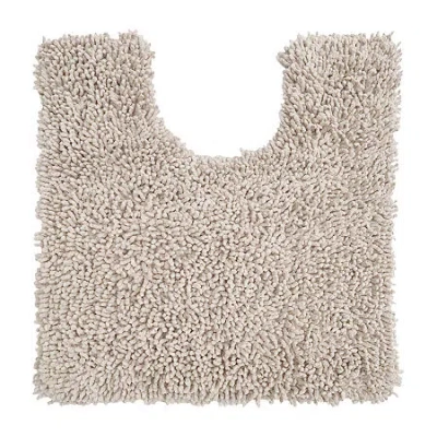 Home Weavers Inc Fantasia Quick Dry 20x20 Inch Bath Rug In White