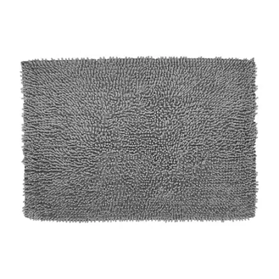Home Weavers Inc Fantasia Quick Dry 21x34 Inch Bath Rug In Gray