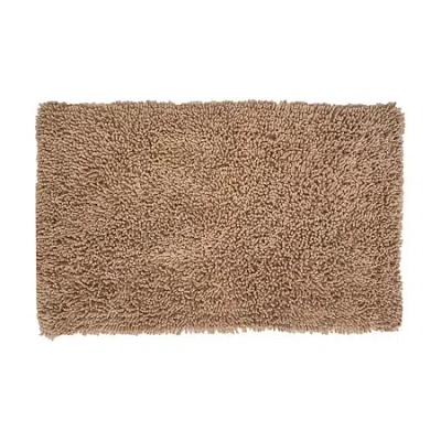 Home Weavers Inc Fantasia Quick Dry 21x34 Inch Bath Rug In Sand