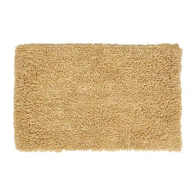 Home Weavers Inc Fantasia Quick Dry 21x34 Inch Bath Rug In Yellow