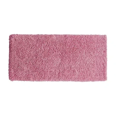 Home Weavers Inc Fantasia Quick Dry 21x54 Inch Bath Rug In Pink