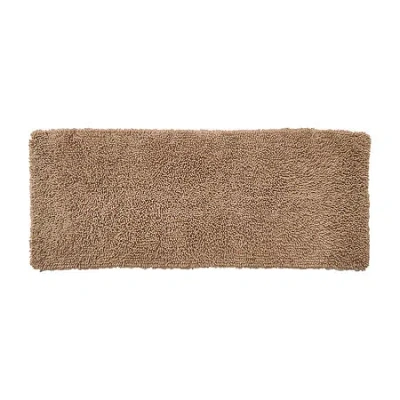 Home Weavers Inc Fantasia Quick Dry 21x54 Inch Bath Rug In Sand