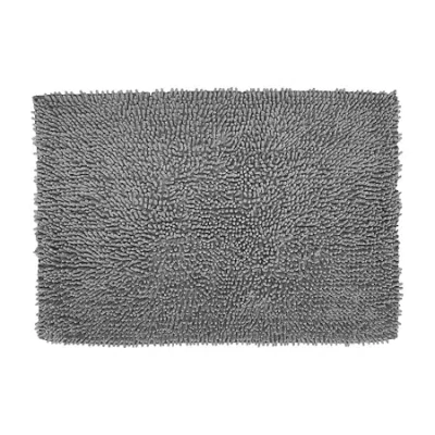 Home Weavers Inc Fantasia Quick Dry 24x40 Inch Bath Rug In Gray